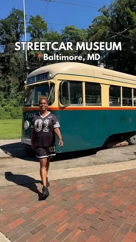 itssummerssomewhere Instagram post about Baltimore Streetcar Museum