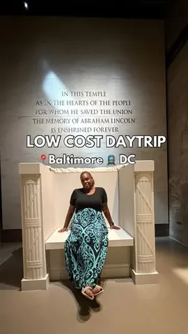 itssummerssomewhere Instagram post about Baltimore to Washington DC day trip