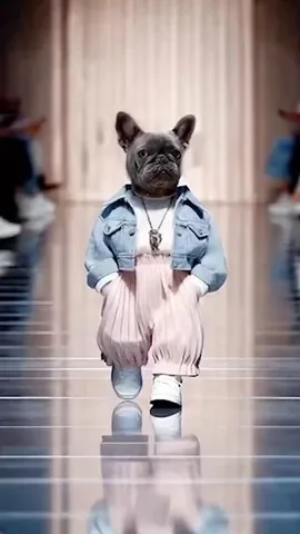 izzythe.frenchie Instagram post about Dog fashion edit