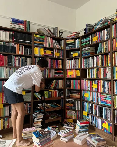 jackbenedwards Instagram post about Home library