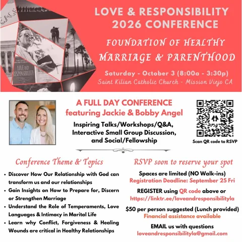 jackiefrancois Instagram post about Catholic marriage conference