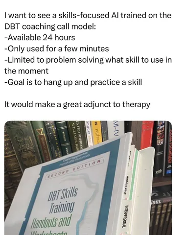 jadementalhealthcoach Instagram post about DBT coaching work