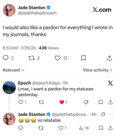 jadementalhealthcoach Instagram post about Personal journaling