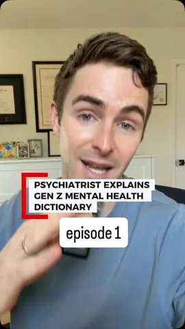jakegoodmanmd Instagram post about Gen Z mental health language