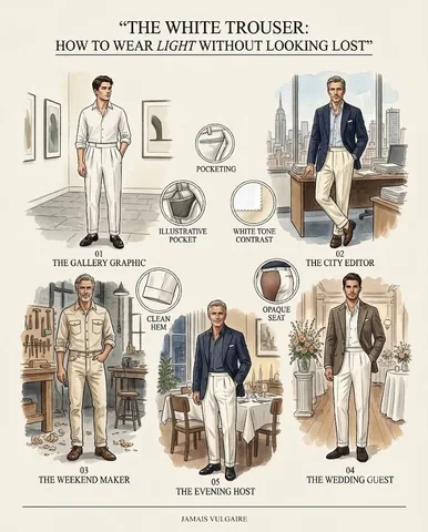 jamaisvulgaire Instagram post about White trousers