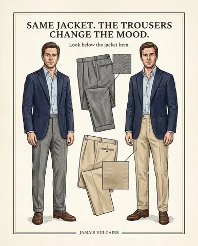 jamaisvulgaire Instagram post about Trouser and jacket coordination