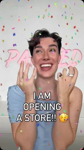 jamescharles Instagram post about Pop up shop announcement