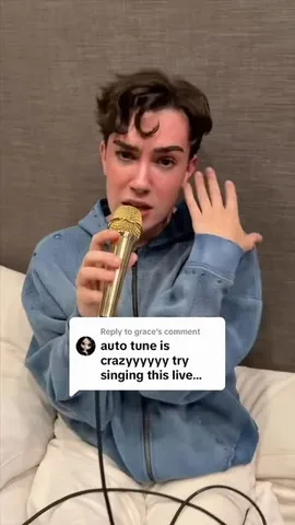 jamescharles Instagram post about Live music performance