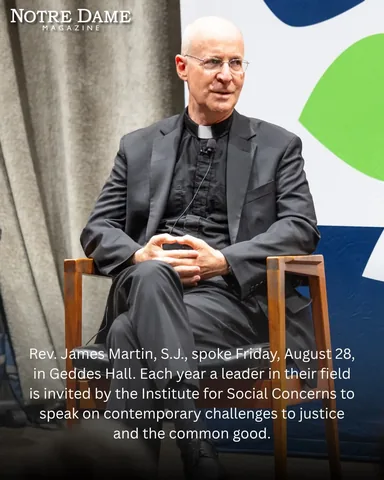 jamesmartinsj Instagram post about Faith and social justice talk