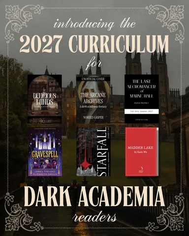 james_trevino Instagram post about Dark academia book recommendations