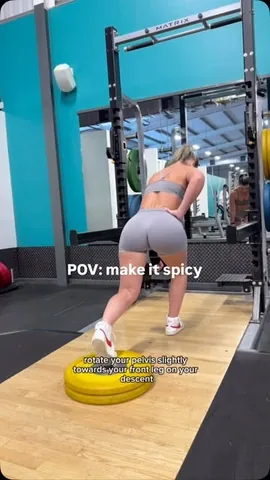 jamieleepurnell Instagram post about Bulgarian split squat technique