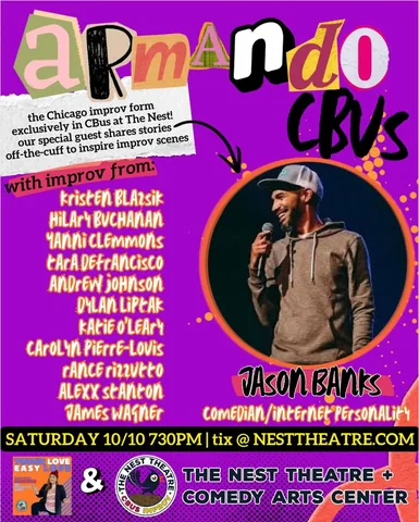 jasonbankscomedy Instagram post about Improv event