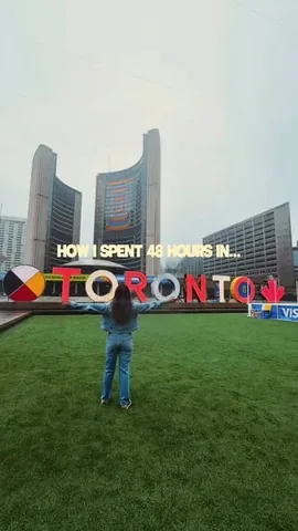 jaszzhang Instagram post about Toronto city itinerary
