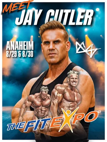 jaycutler Instagram post about Fitness expo announcement
