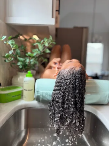 jaydekamille_ Instagram post about Natural hair and self esteem