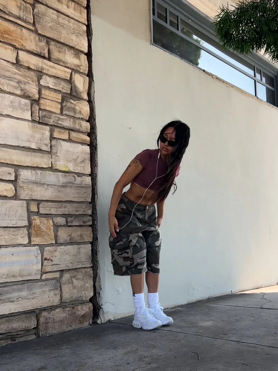 jazmintheegreat Instagram post about Walking and wellness routine