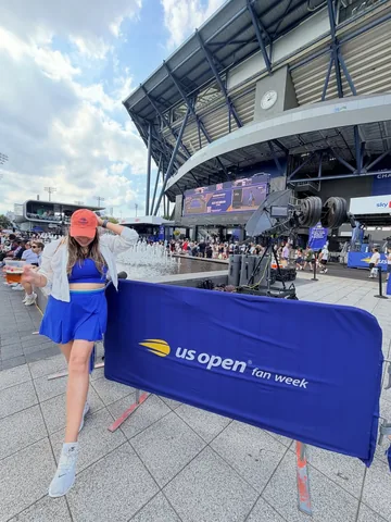 jbeautifymakeup Instagram post about US Open tennis event