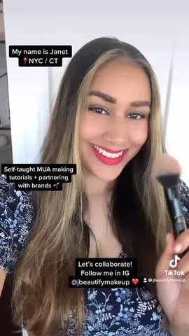 jbeautifymakeup Instagram post about Creator introduction and beauty content positioning
