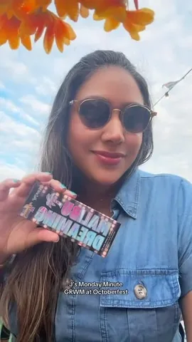 jbeautifymakeup Instagram post about Makeup preparation for an Oktoberfest event