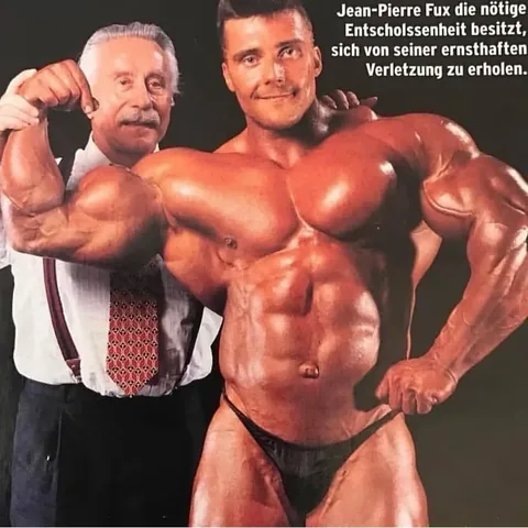 jeanpierrefuxfitness Instagram post about Bodybuilding history