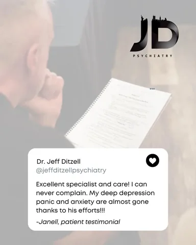 jeffditzellpsychiatry Instagram post about Concerns about psychiatric treatment