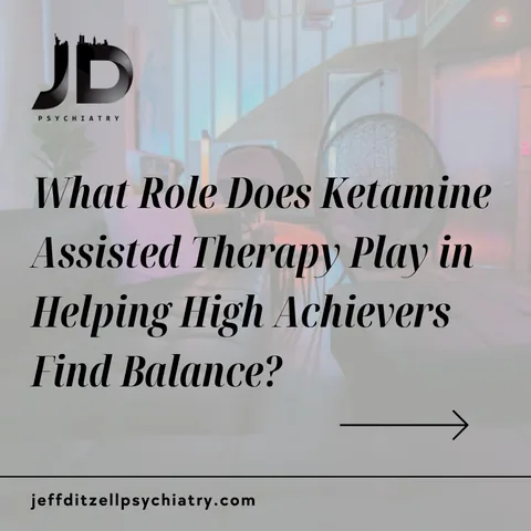 jeffditzellpsychiatry Instagram post about Ketamine assisted therapy