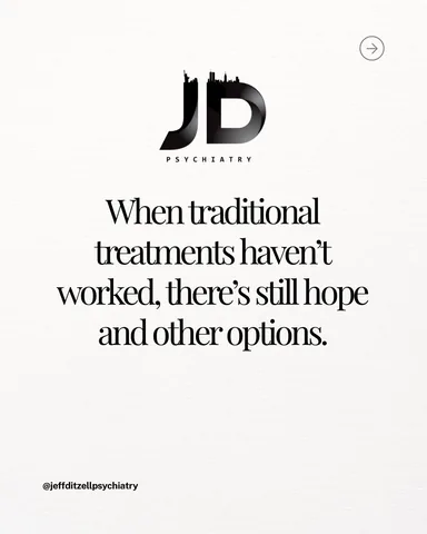 jeffditzellpsychiatry Instagram post about Ketamine assisted therapy