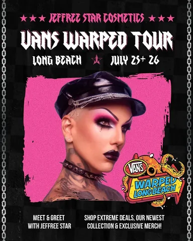 jeffreestar Instagram post about Brand event promotion