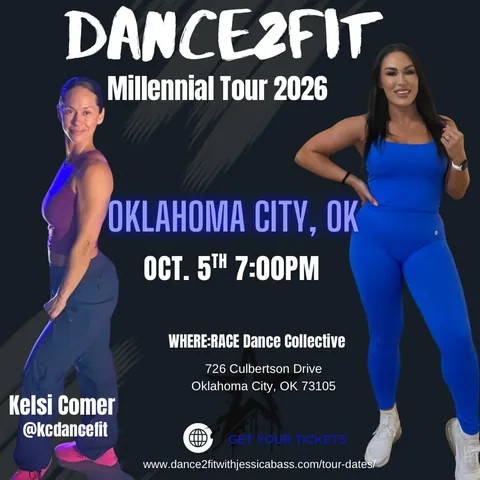 jessicabassjames Instagram post about Dance fitness event