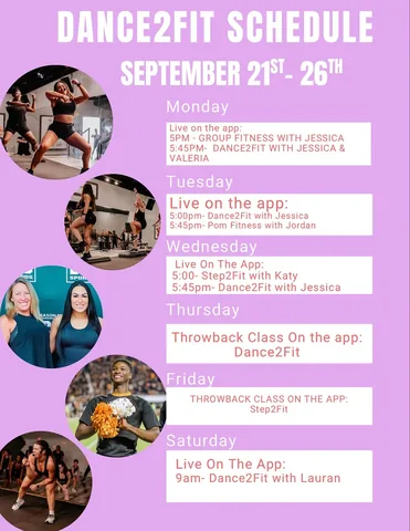 jessicabassjames Instagram post about Workout schedule