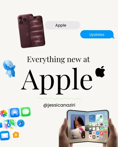 jessicanaziri Instagram post about Apple product announcements