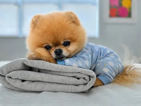 jiffpom Instagram post about Cute character portrait