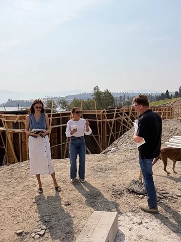 jillian.harris Instagram post about House construction