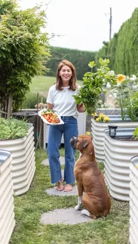jillian.harris Instagram post about Rediscovering gardening