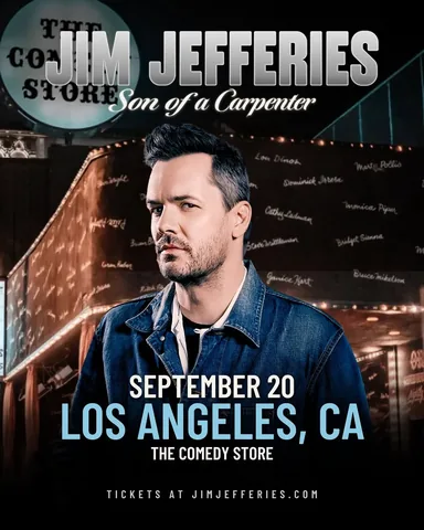 jimjefferies Instagram post about Comedy show