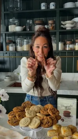 joannagaines Instagram post about Magnolia Table frozen baked goods