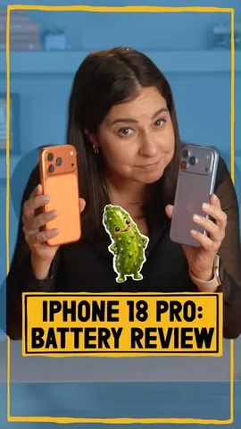 joannastern Instagram post about IPhone 18 Pro battery review