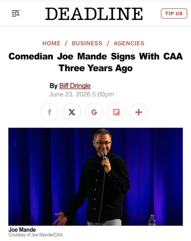joemande Instagram post about Teaser announcement