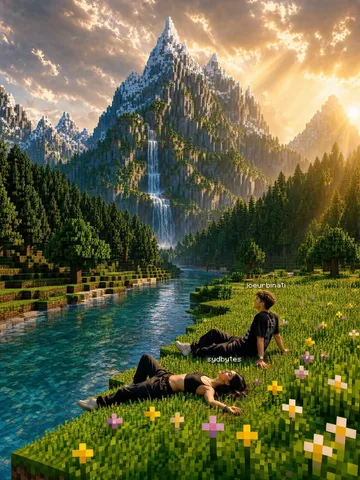 joeurbinati Instagram post about AI generated Minecraft content