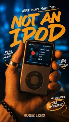 joeurbinati Instagram post about Dedicated MP3 player review