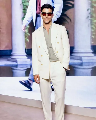 johanneshuebl Instagram post about Summer menswear looks