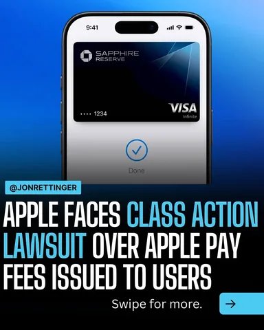 jonrettinger Instagram post about Apple Pay lawsuit