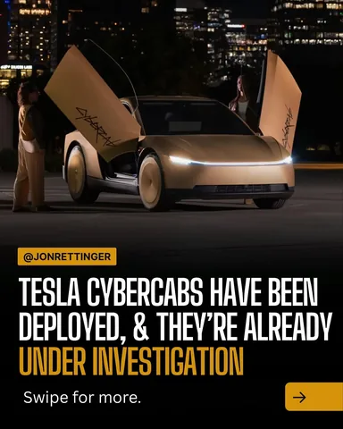 jonrettinger Instagram post about Tesla Cybercab