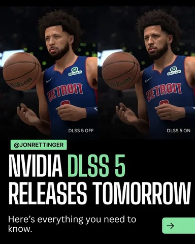jonrettinger Instagram post about NVIDIA DLSS 5