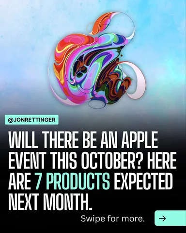 jonrettinger Instagram post about Apple event roadmap