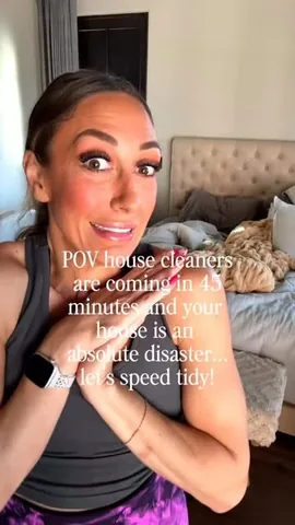 jordanpage Instagram post about Speed cleaning tips