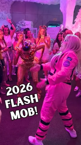jordanpage Instagram post about Flash mob performance