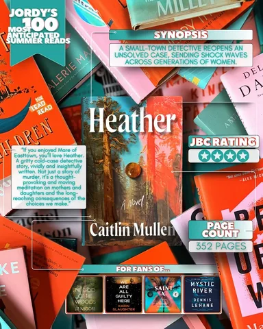 jordys.book.club Instagram post about Heather book review and giveaway