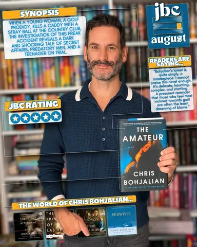 jordys.book.club Instagram post about The Amateur book club selection