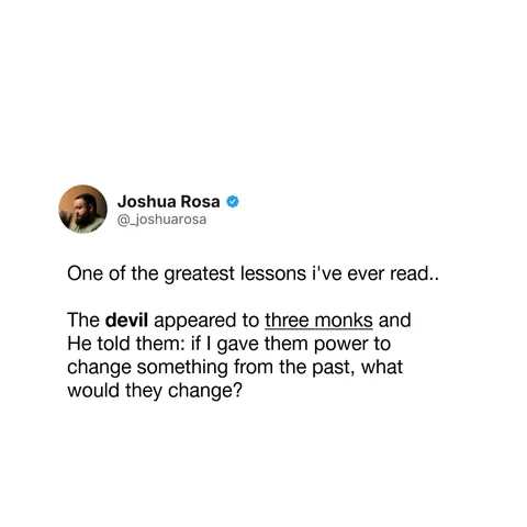 _joshuarosa Instagram post about Living in the present